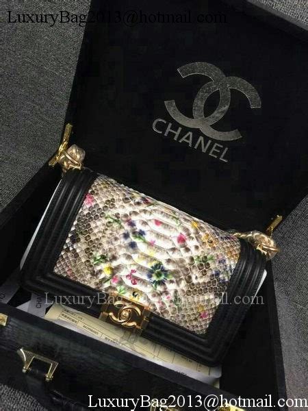 chanel boy bag python replica|chanel knock off hand bags.